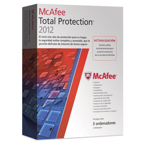 Antivirus Mcafee Total Protection 2012 Actualizacion 3 Usuarios